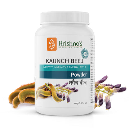 Krishna'S Herbal And Ayurveda Kaunch Beej Powder