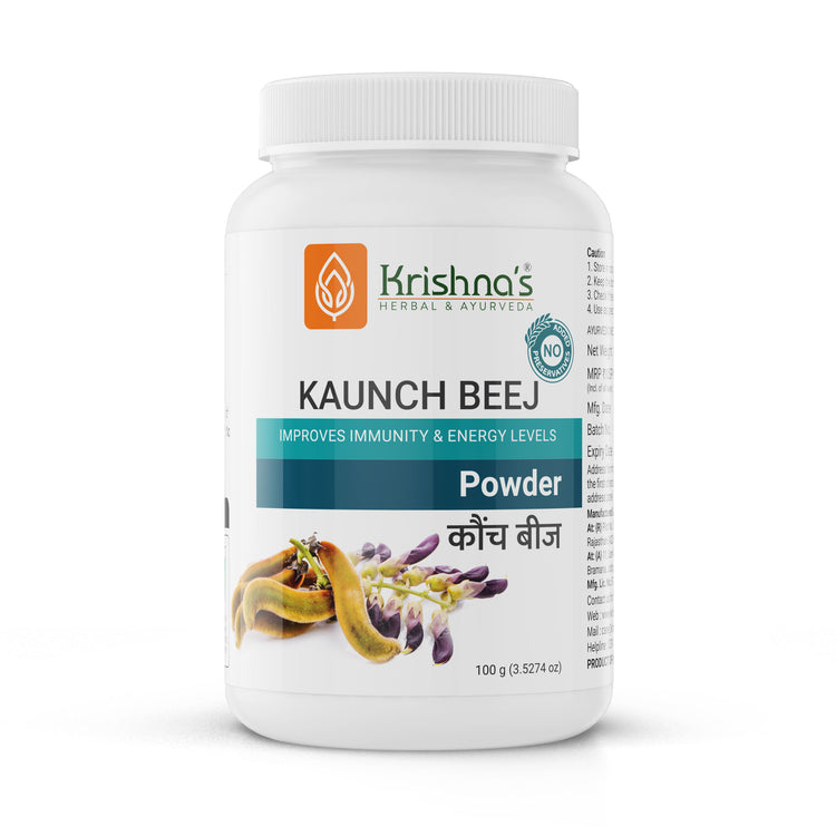 Krishna'S Herbal And Ayurveda Kaunch Beej Powder