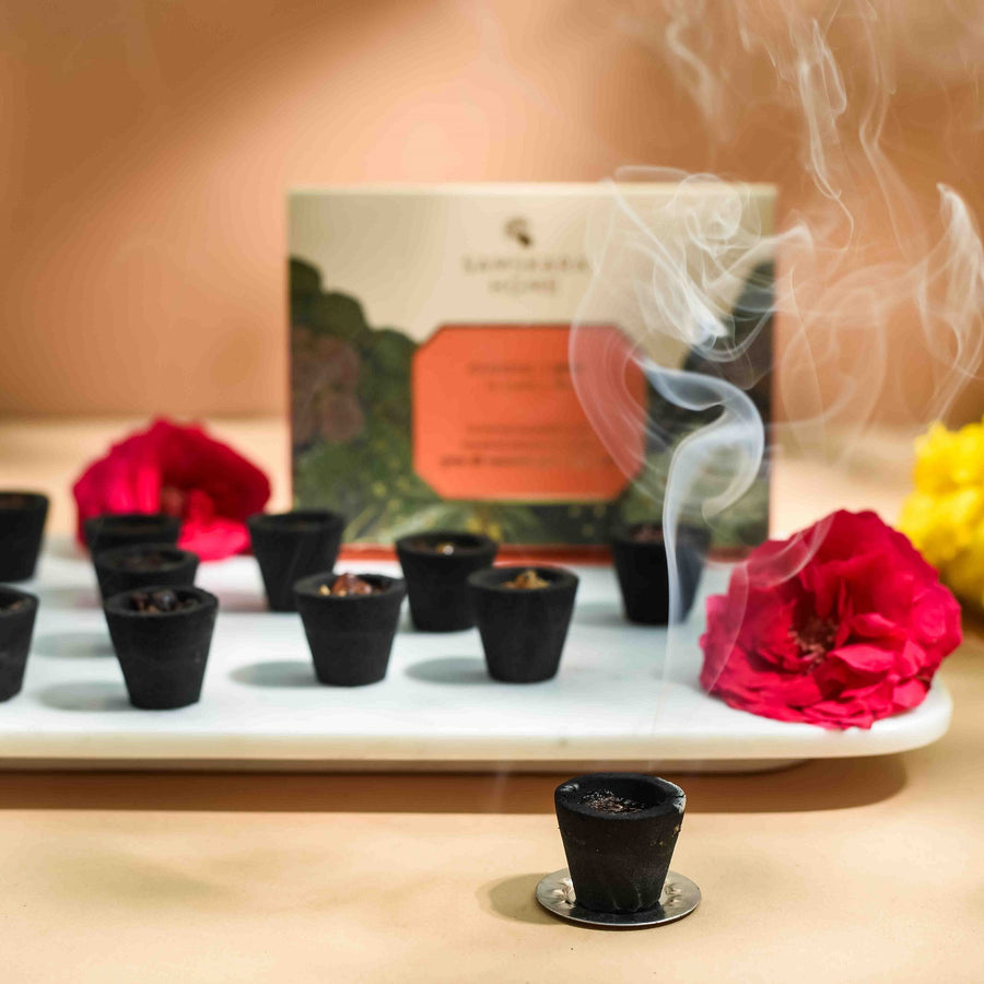 Samskara Home Khushbu 12 Guggul Cups