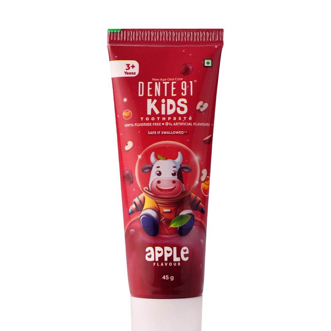 Dente91 Kids Toothpaste Apple Flavour front of pack