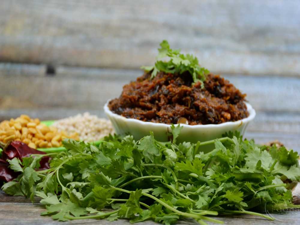 Prakruthi Kothimeera Pickle - PUSHMYCART