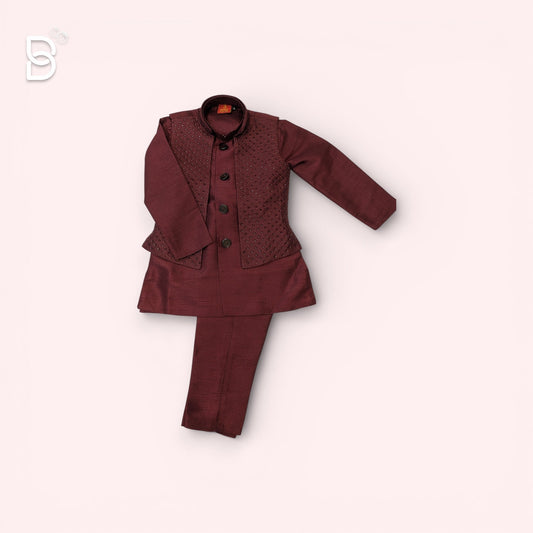 Bachpan kids wear Kurta Pyjamas Maroon