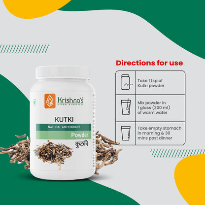 Krishna'S Herbal & Ayurveda Kutki Powder 