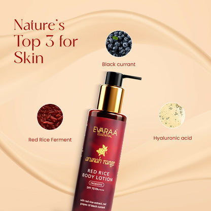 Evaraa Essential Red Rice Body Lotion