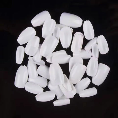Shills Professional PKT 500pcs Short Ballet Nail Tips Natural