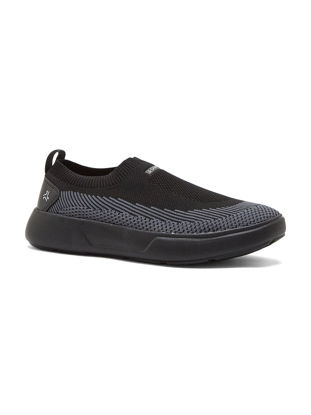 Campus LEDGE Black Mens Walking Shoes