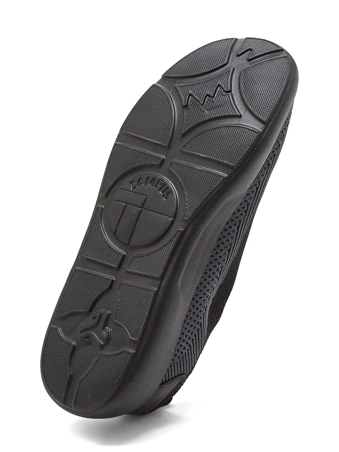 Campus LEDGE Black Mens Walking Shoes