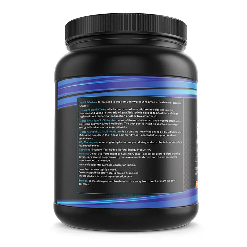 Inlife BCAAs Powder Watermelon Flavour - PUSHMYCART