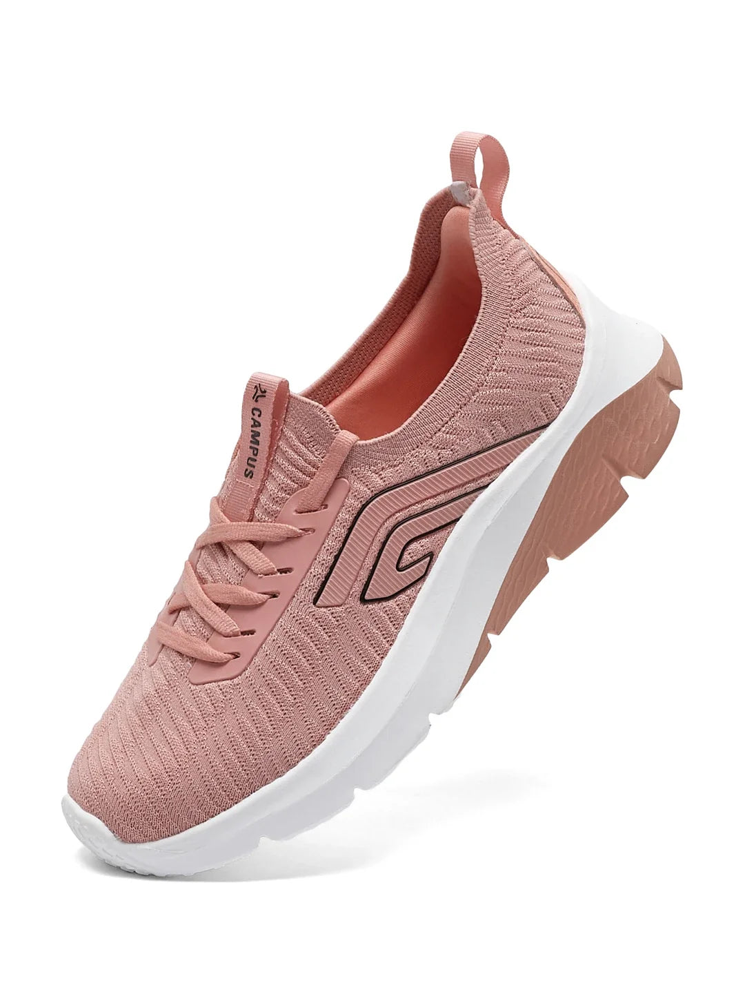 Campus LENON Peach Womens Walking Shoes