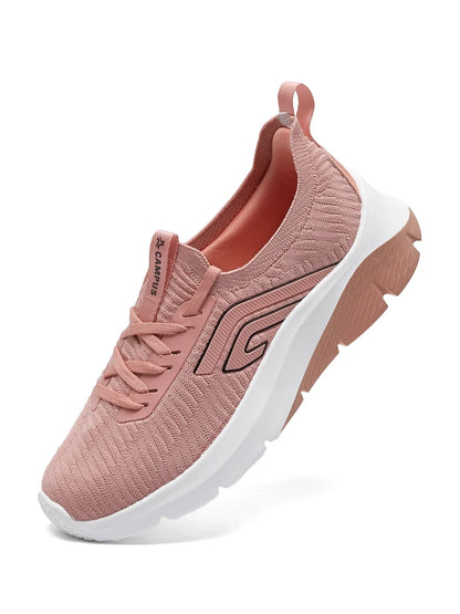 Campus LENON Peach Womens Walking Shoes