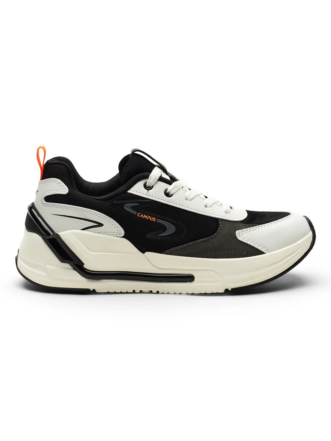 Campus LEVEL Black Mens Sneakers