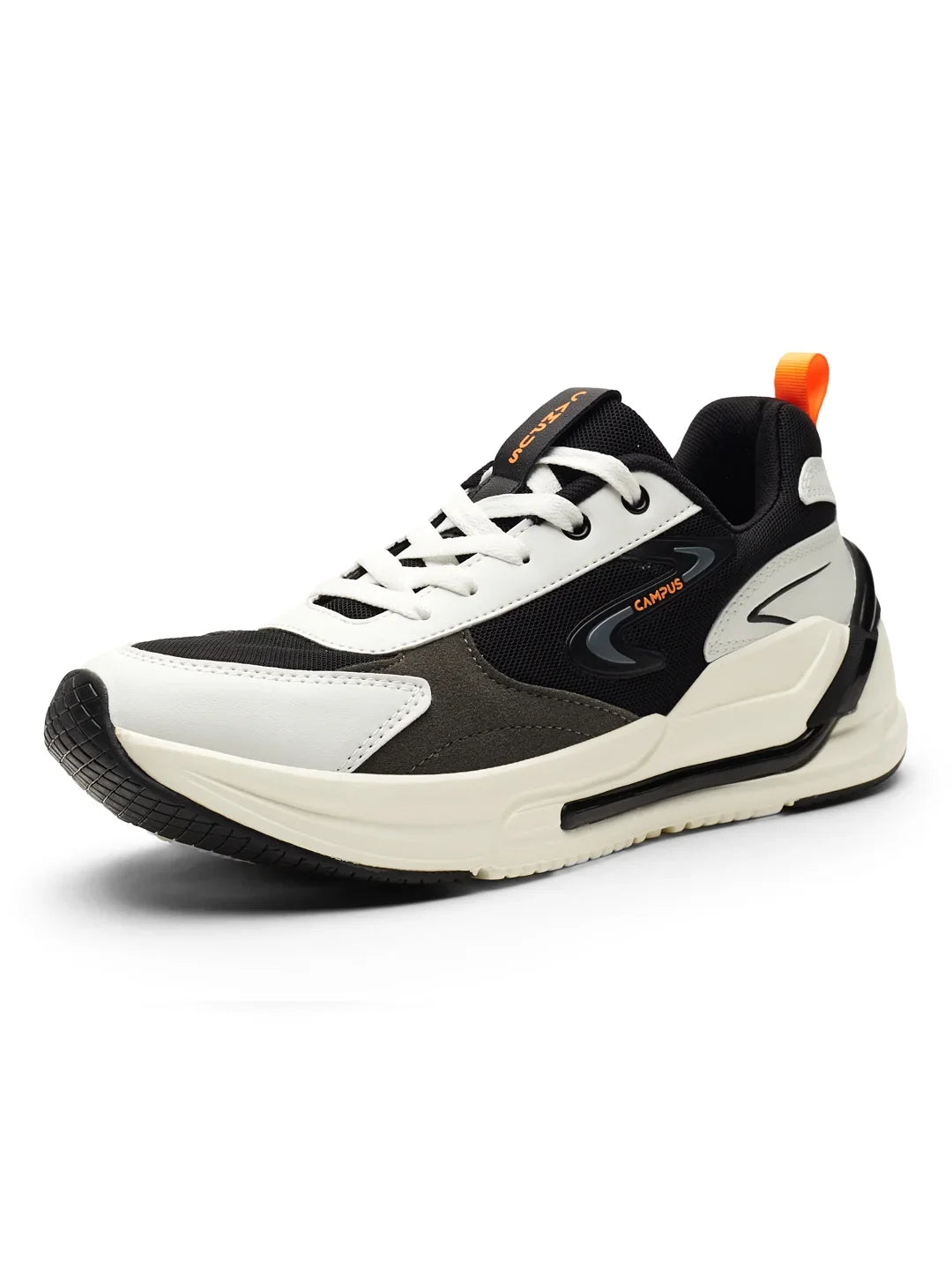 Campus LEVEL Black Mens Sneakers
