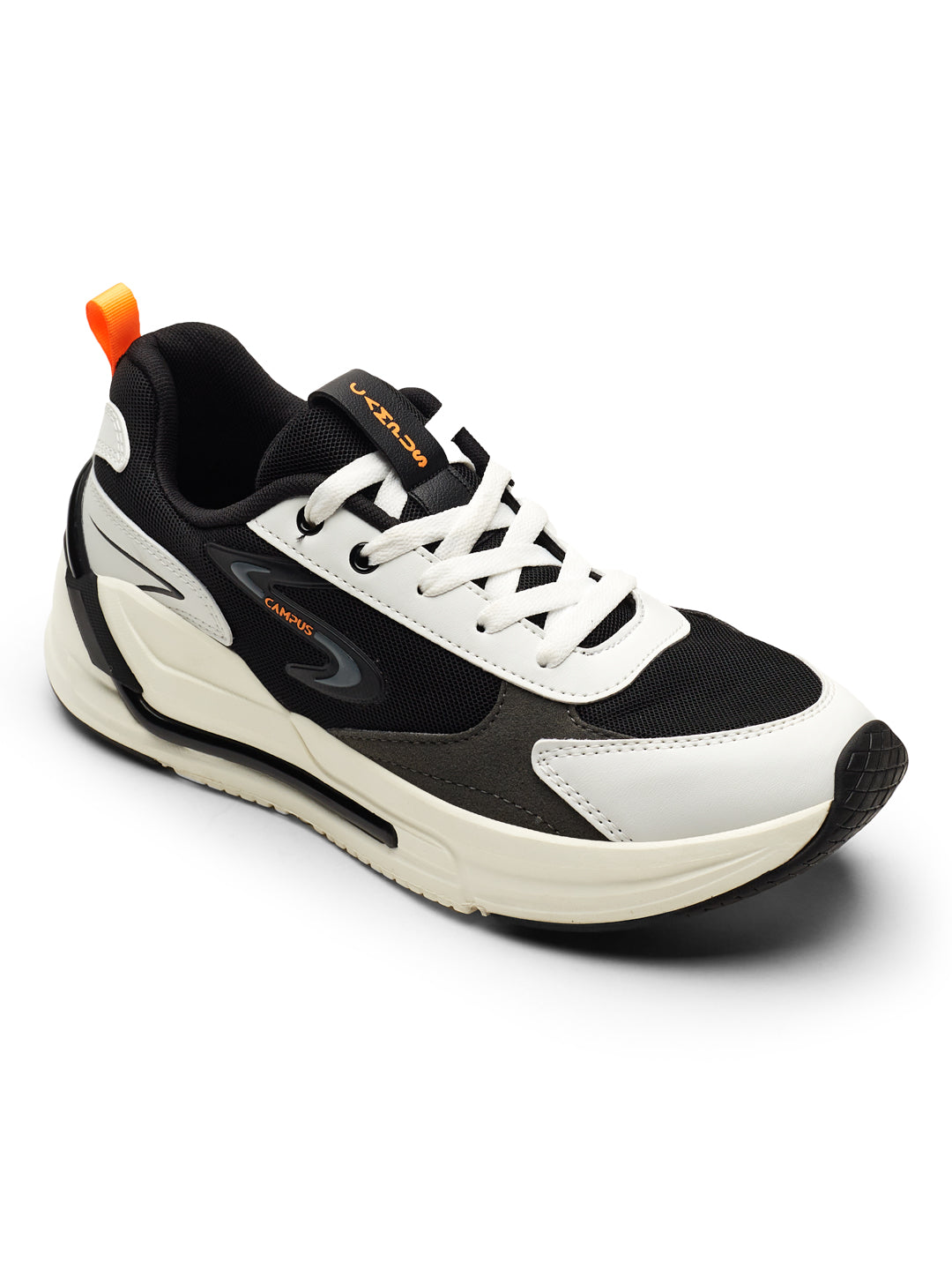 Campus LEVEL Black Mens Sneakers