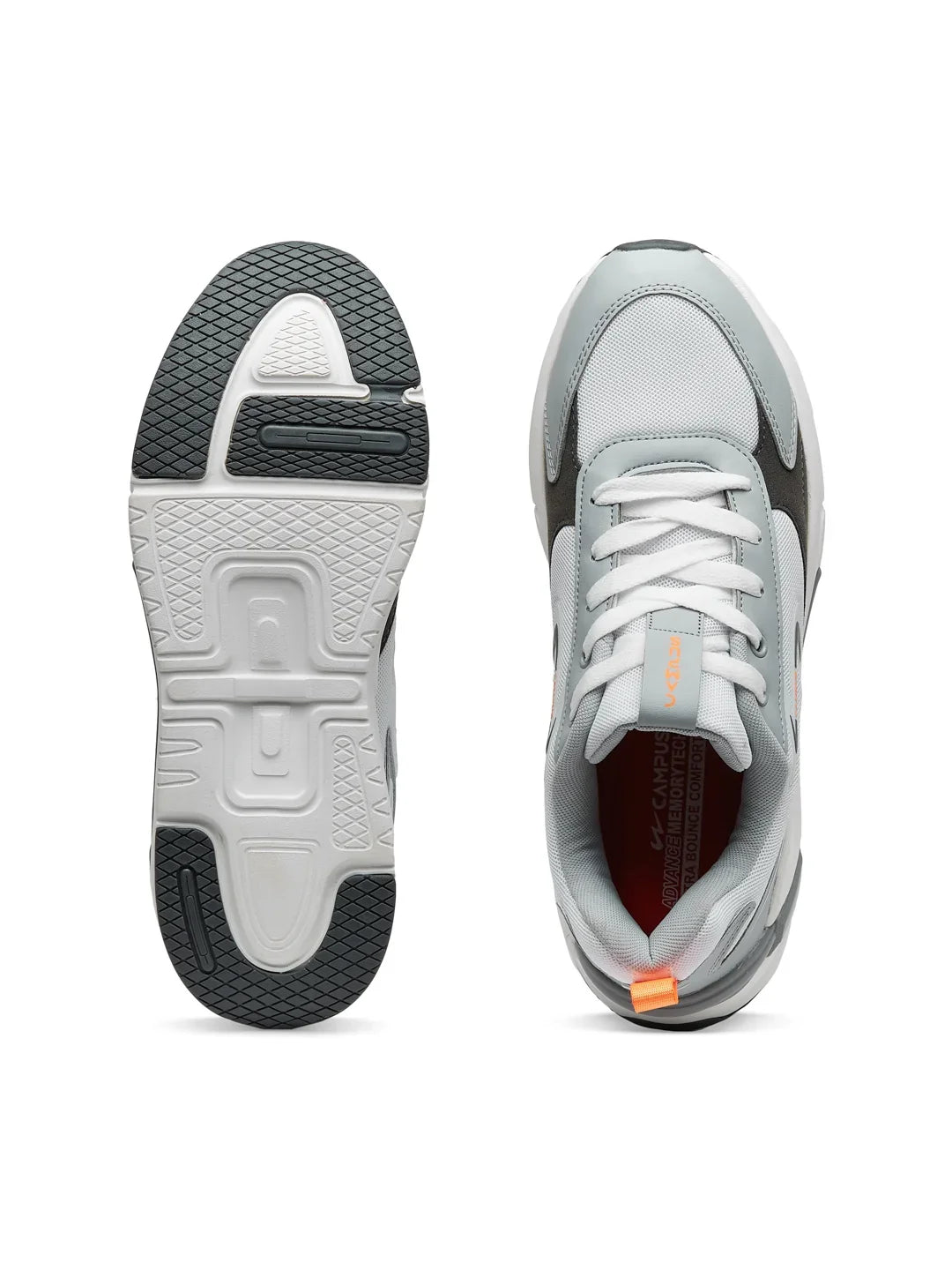 Campus LEVEL White Mens Sneakers