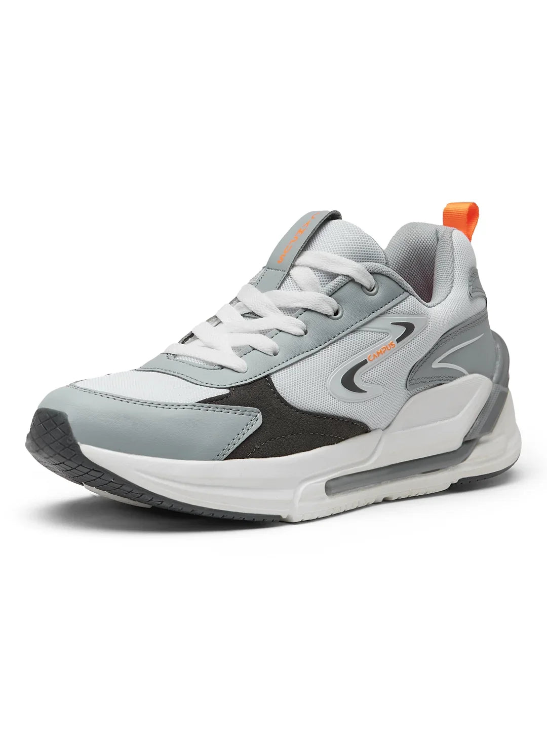 Campus LEVEL White Mens Sneakers