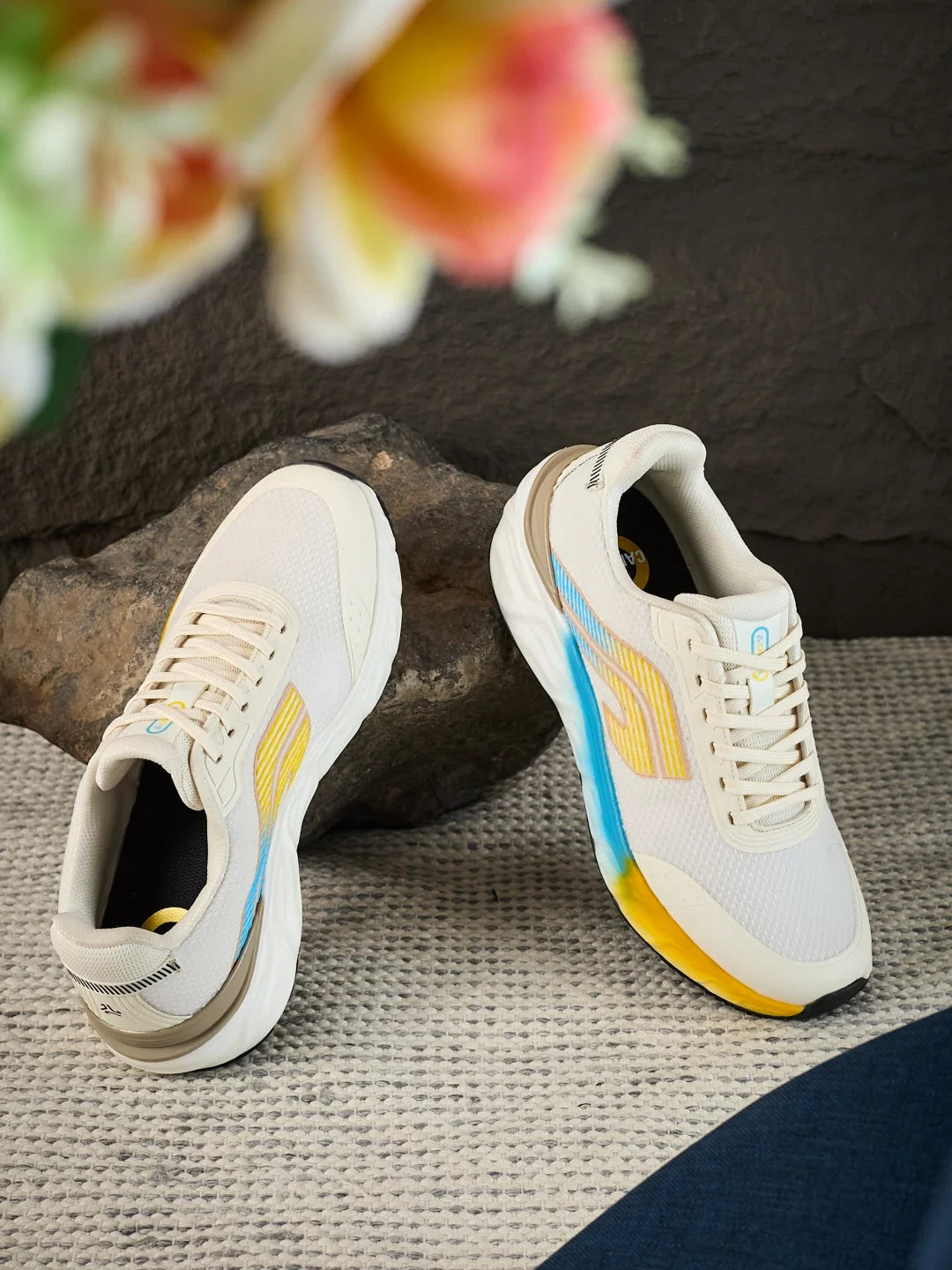 Campus LEXRO Off White Mens Running Shoes
