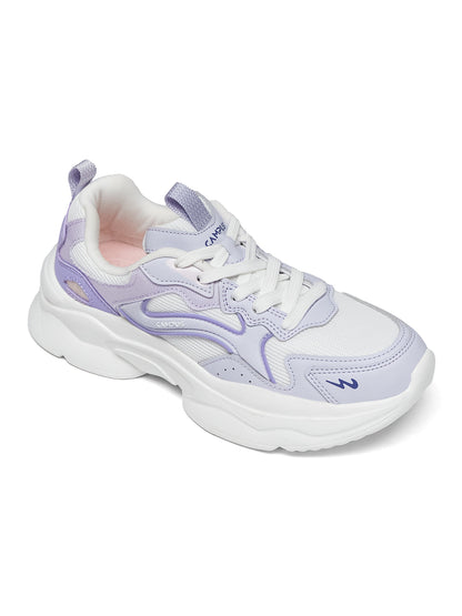 Campus LODGE White Womens Sneakers wht prpl
