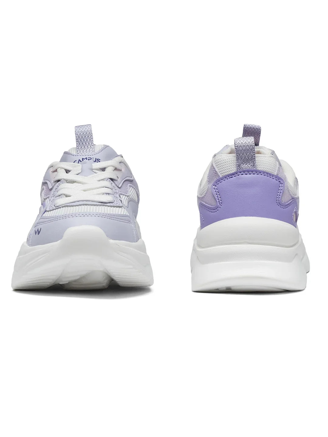 Campus LODGE White Womens Sneakers wht prpl