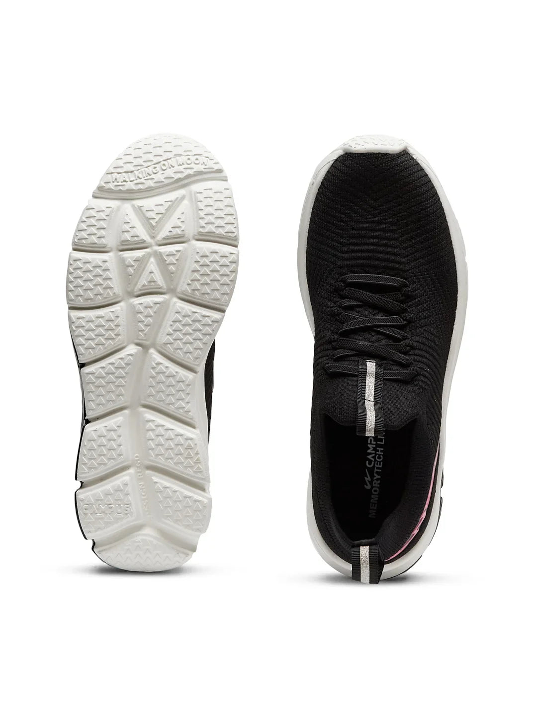 Campus LUMI Black Womens Walking Shoe
