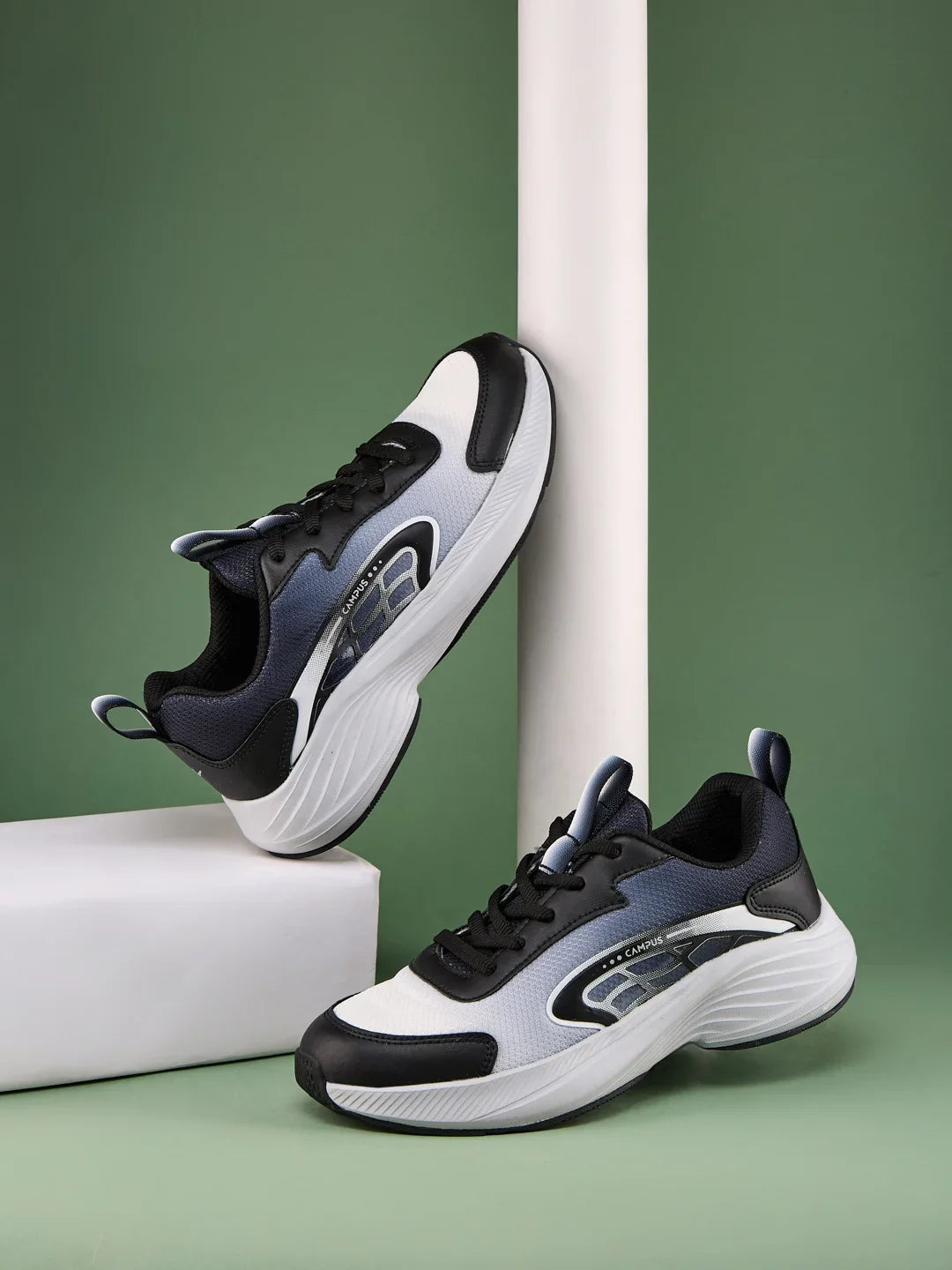 Campus LUNAR Black Kids Running Shoes