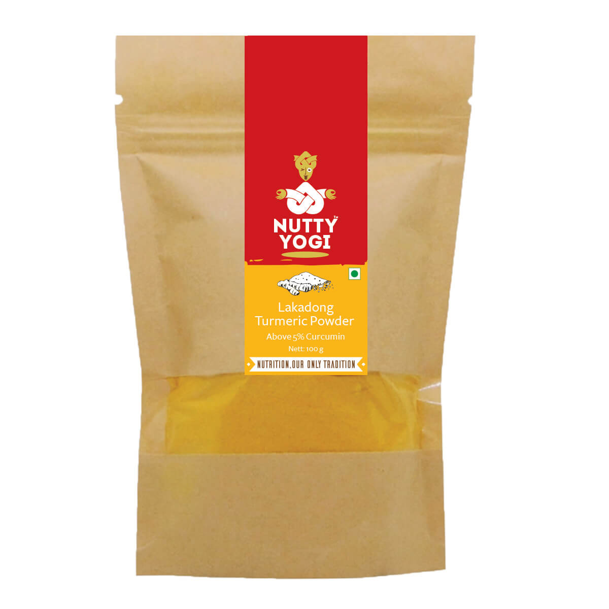 Nutty Yogi Lakadong Turmeric Powder / Haldi