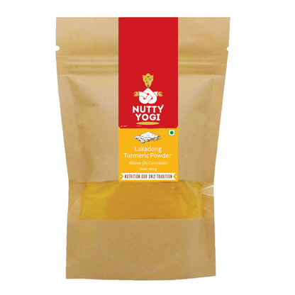 Nutty Yogi Lakadong Turmeric Powder / Haldi