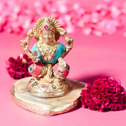 Samskara Home Lakshmi Goddess Brass Idol 