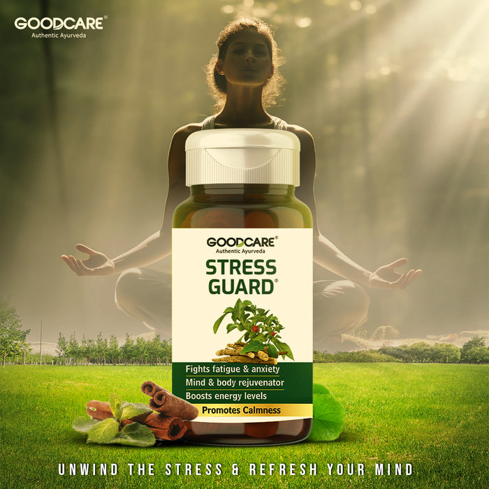 Baidyanath Vansaar Stress Guard 60 Capsules - PUSHMYCART