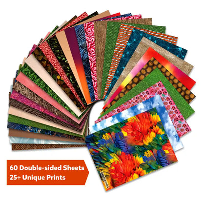 Skillmatics Clever Prints Life Science Construction Paper 60 Sheets