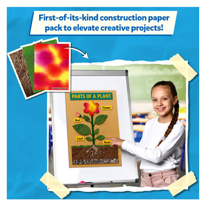 Skillmatics Clever Prints Life Science Construction Paper 60 Sheets