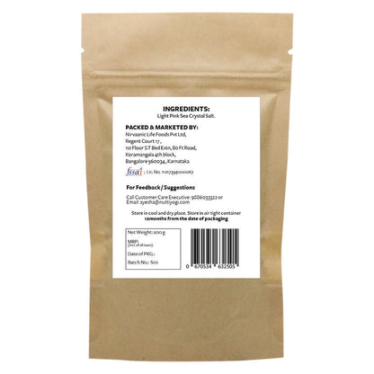 Nutty Yogi Light Pink Sea Crystal Salt