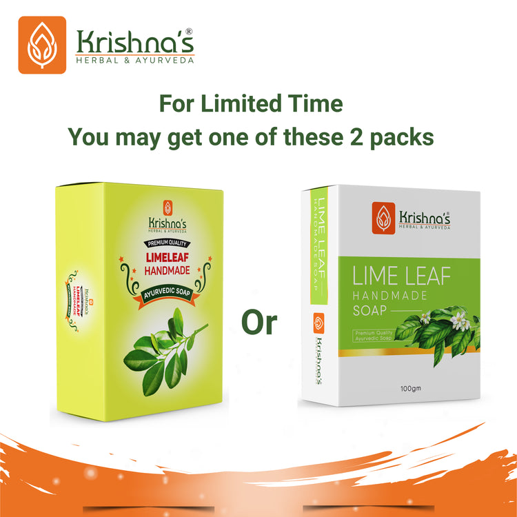 Krishna'S Herbal & Ayurveda Limeleaf Handmade Soap 