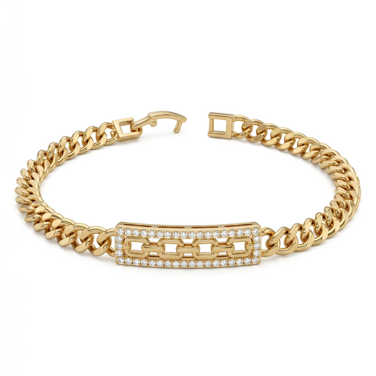 ZJOORY Linked Crown Rakhi Bracelet