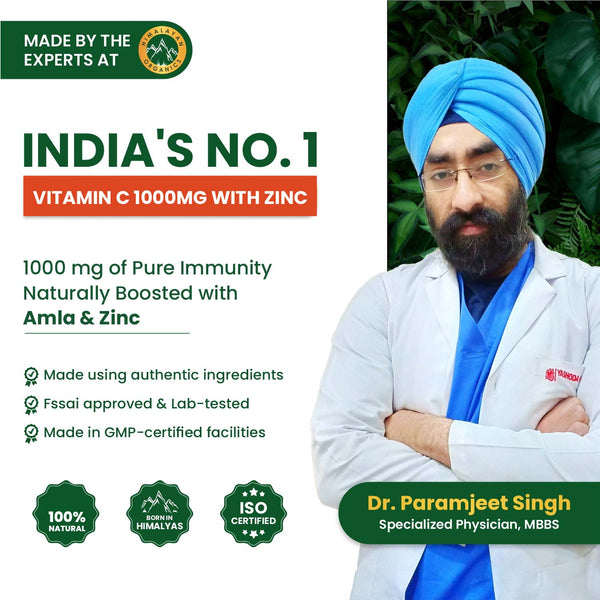 Himalayan Organics Vitamin C 1000 mg Tablets