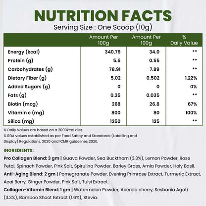 Himalayan Organics Plant Based Collagen Builder Powder