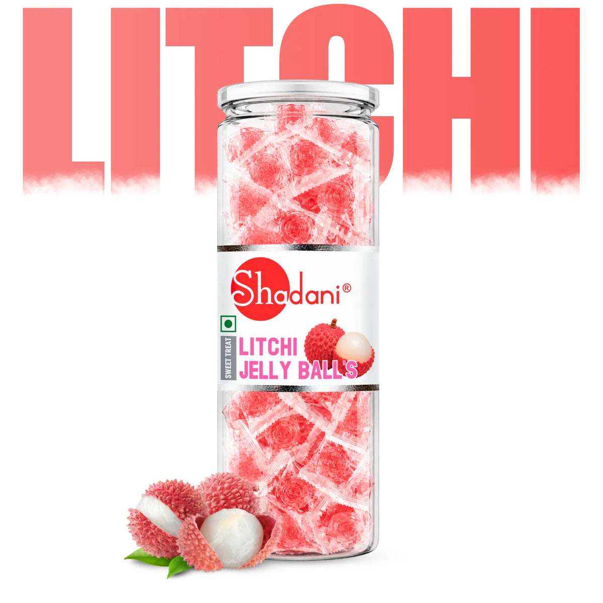 Shadani Litchi Jelly Balls 160g