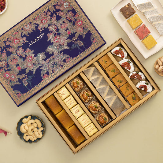 Anand Sweets Anand's Assorted Sweets Gift Box | Luminous Spirits 867g