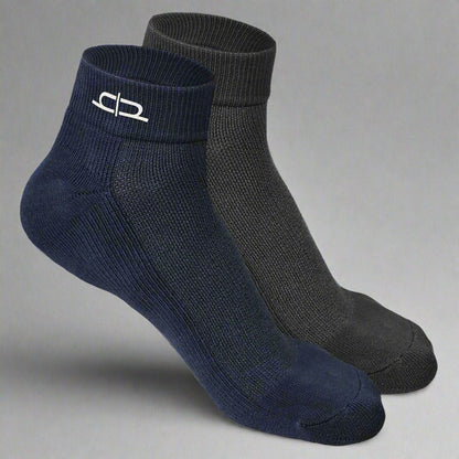 Heelium Bamboo Quarter Socks - 2 Pairs