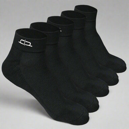 Heelium Bamboo Quarter Socks - 5 Pairs