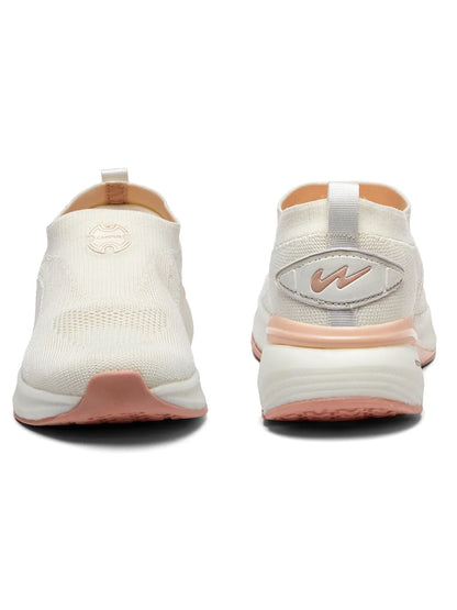 Campus MADRA Off White Womens Walking Shoes