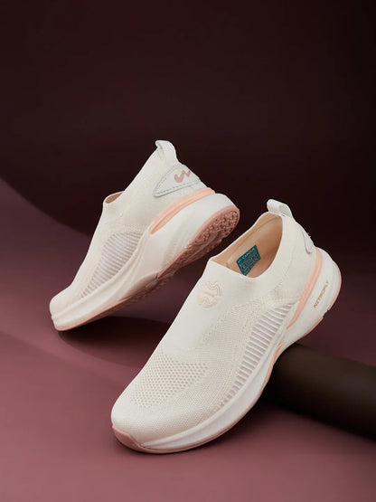 Campus MADRA Off White Womens Walking Shoes