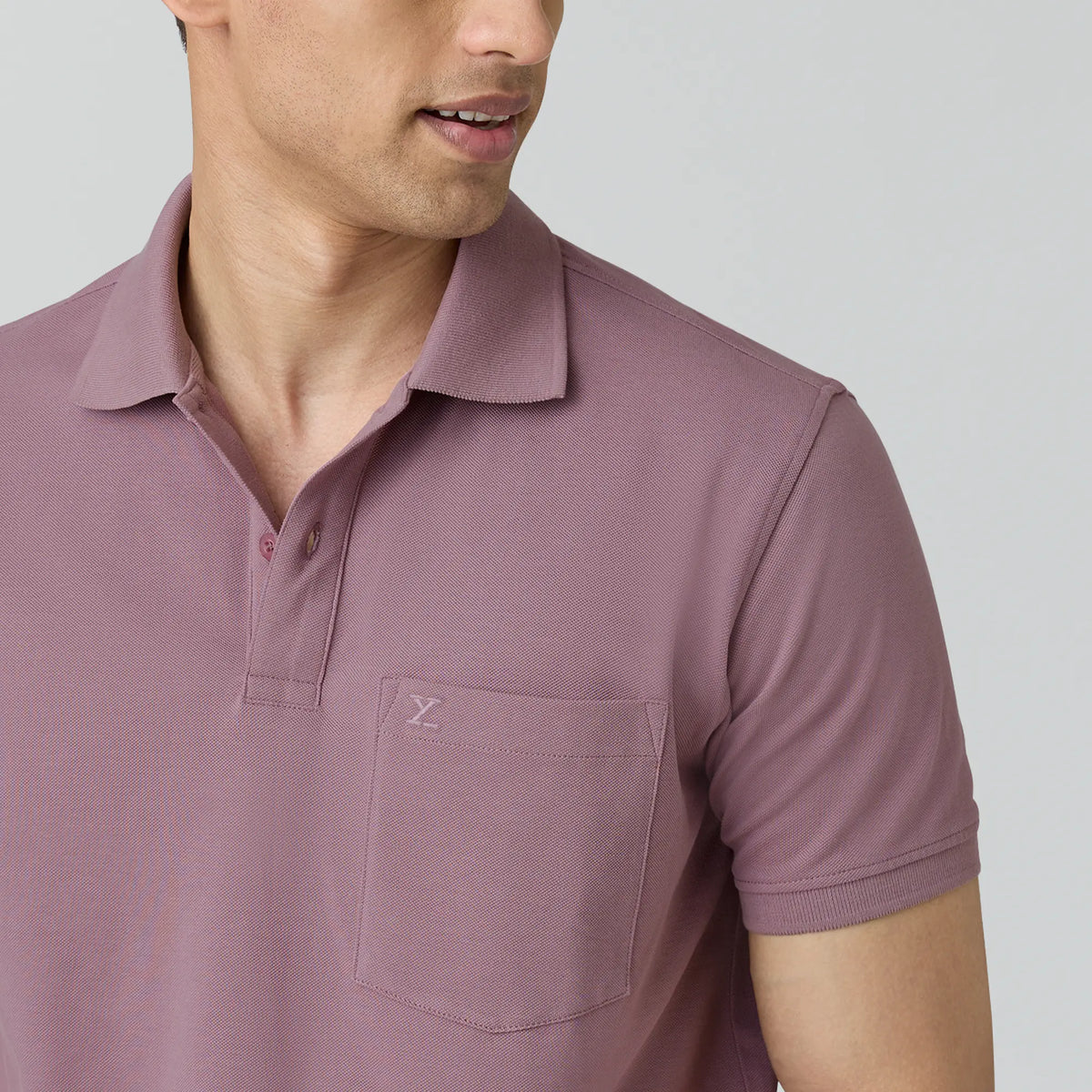 XYXX Code Polo T-shirts Rose Blush - view 6