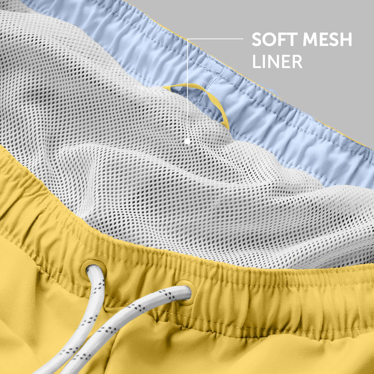 XYXX Aqua Swim Shorts Butter Yellow - view 5