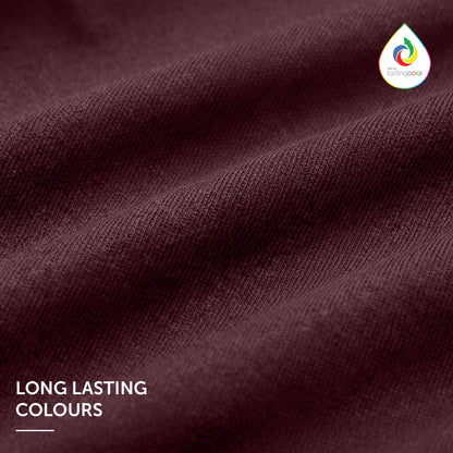 XYXX Full Sleeve Polo - Merlot Maroon - view 4