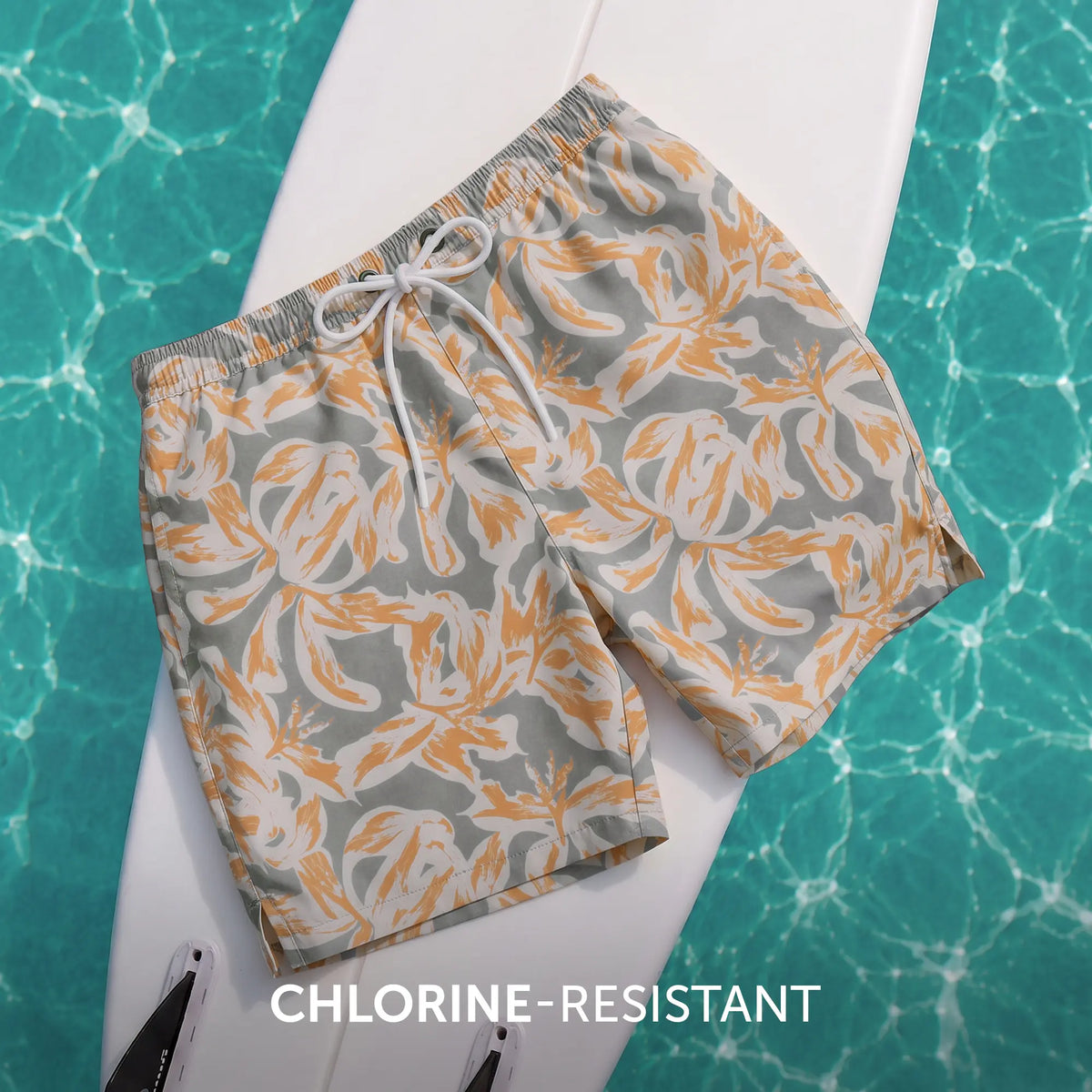 XYXX Printed Swim Shorts - Chrome Grey - view 3