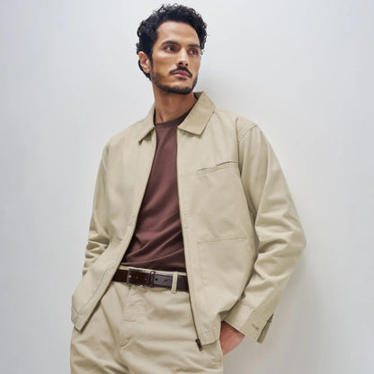 XYXX Cotton Canvas Jacket - Dusty Beige
