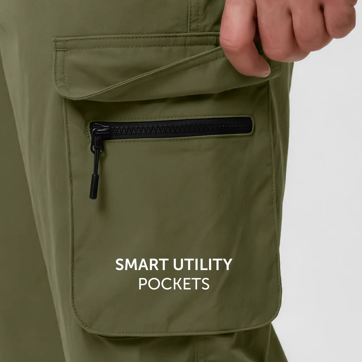 XYXX Moveo Cargo Joggers Olive Green - view 3