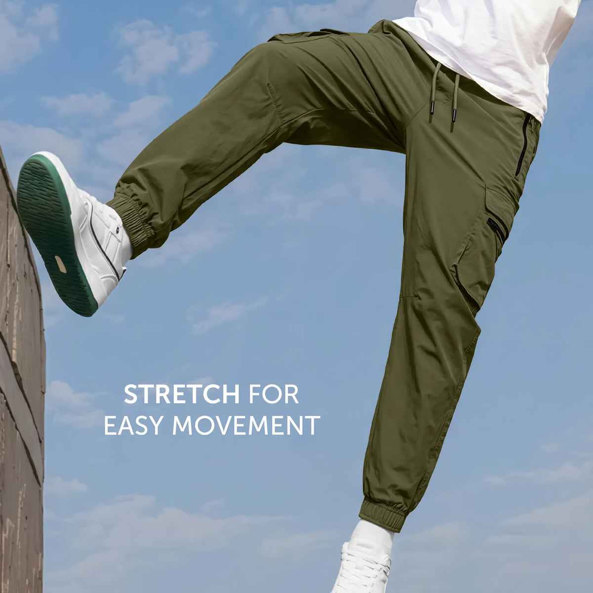 XYXX Moveo Cargo Joggers Olive Green - view 5