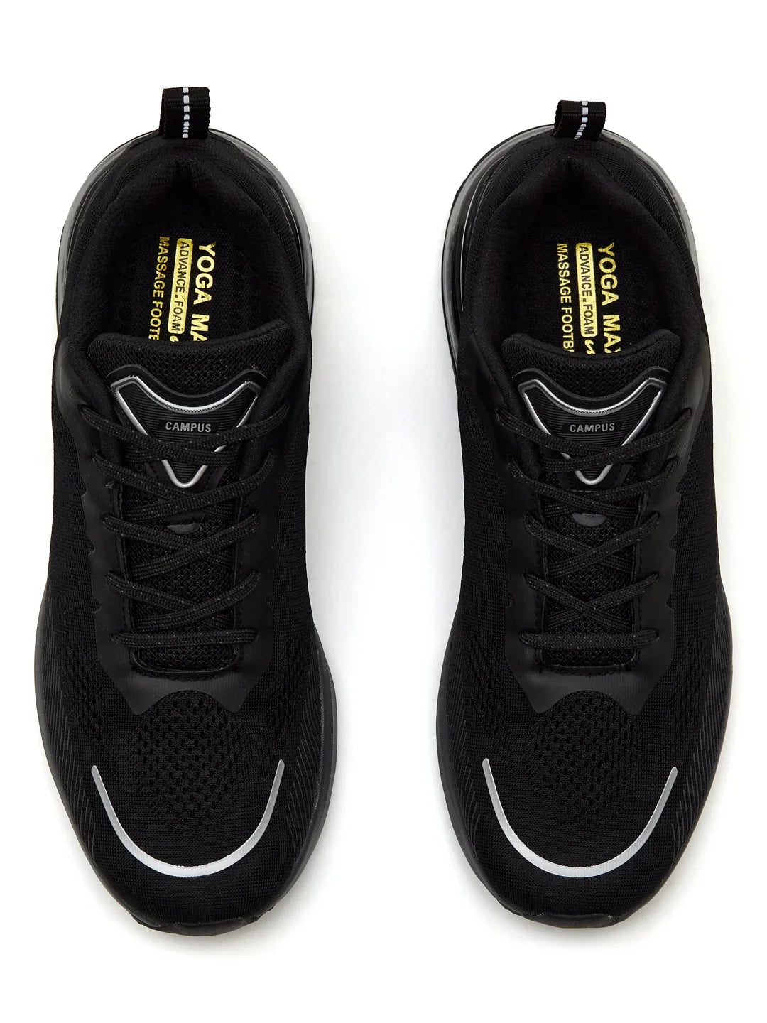 Campus MERIT Black Mens Running Shoes