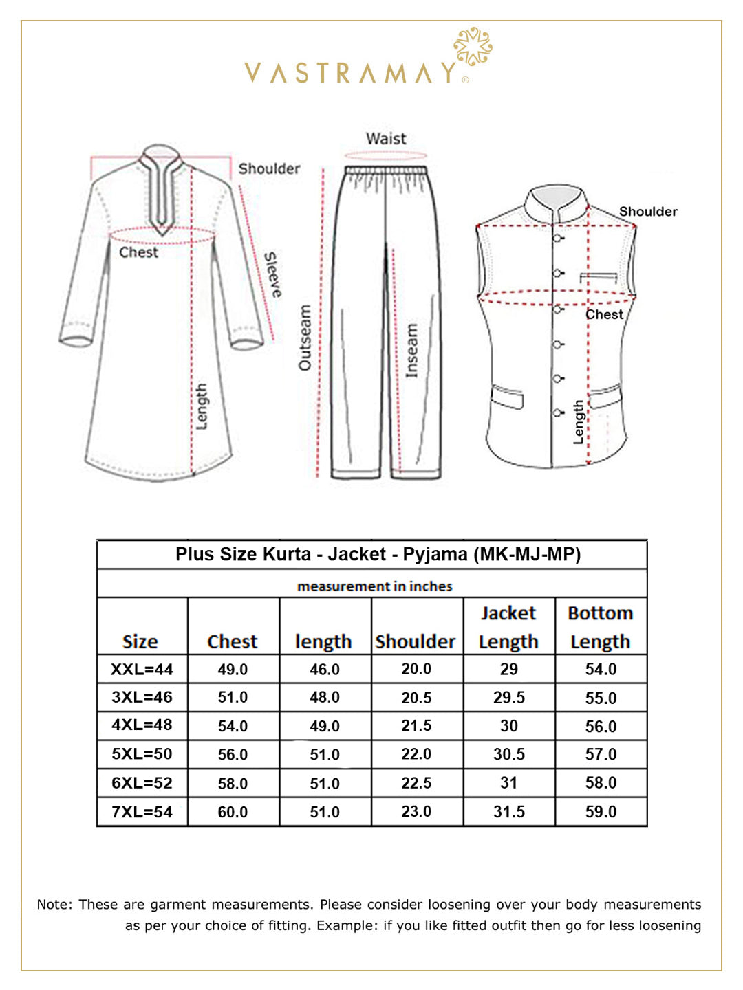 Vastramay Men's Plus Size Maroon Silk Blend Jacket And Cream Kurta Pant Set - PUSHMYCART